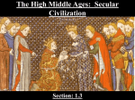 1.3: The High Middle Ages: Secular Civilization