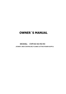 owner`s manual