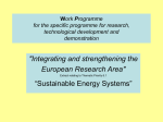 Work Programme for the specific programme for research