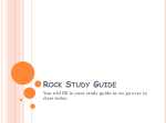 Rock Study Guide - fourthgradeteam2012-2013