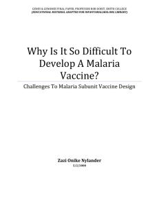 Why Is It So Difficult To Develop A Malaria Vaccine?