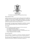 Lambda Pi Eta Application - Department of Communication