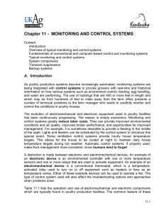 Chapter 11 - MONITORING AND CONTROL SYSTEMS