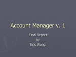 Account Manager v. 1