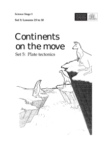Continents on the move