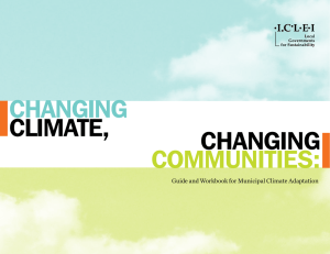 Changing Communities: Changing Climate,