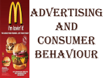 advt n consumer behaviour