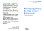 Pleural (lung) biopsy by video-assisted thoracoscopy