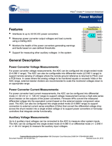 Power Monitor - Cypress Semiconductor