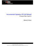 Incremental Updates VS Full Reload