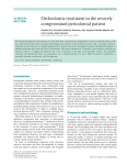 Orthodontic treatment in the severely compromised periodontal patient
