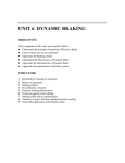unit 6 dynamic braking - Indian Railways Institute of Mechanical and