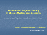Resistance to Targeted Therapy in Chronic Myelogenous Leukemia