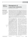 Management of conjunctival melanoma