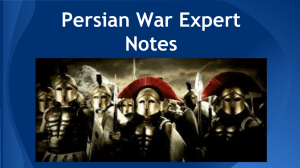 Persian War Expert Notes