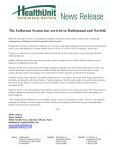 The Influenza Season has arrived in Haldimand and Norfolk