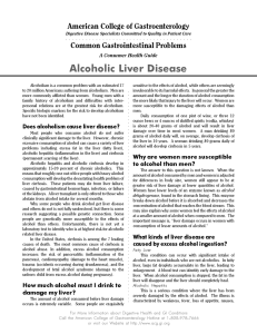 Alcoholic Liver Disease - s3.gi.org