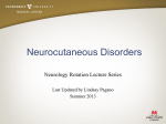 Neurocutaneous Disorders