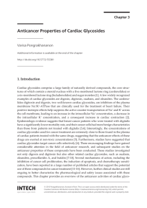 Anticancer Properties of Cardiac Glycosides