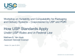 How USP Standards Apply