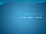 5.2 Human Genetic Disorders File