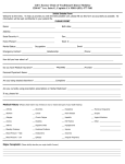 Intake Form - Life`s Essence Acupuncture Clinic