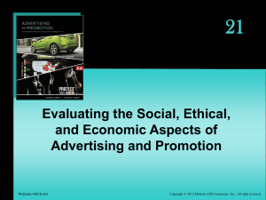 Evaluating the Social, Ethical, and Economic Aspects of Advertising