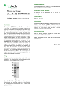 Citrate synthase