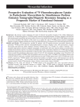 Prospective Evaluation of 18F-Fluorodeoxyglucose Uptake in