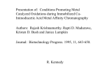 Protein damage on Cu2+