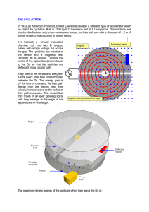 Cyclotron - schoolphysics