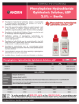 Phenylephrine Hydrochloride Ophthalmic Solution, USP 2.5