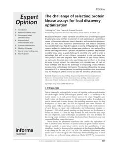 The challenge of selecting protein kinase assays