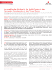 Increased Cardiac Workload in the Upright Posture in Men