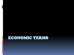 Economic Terms