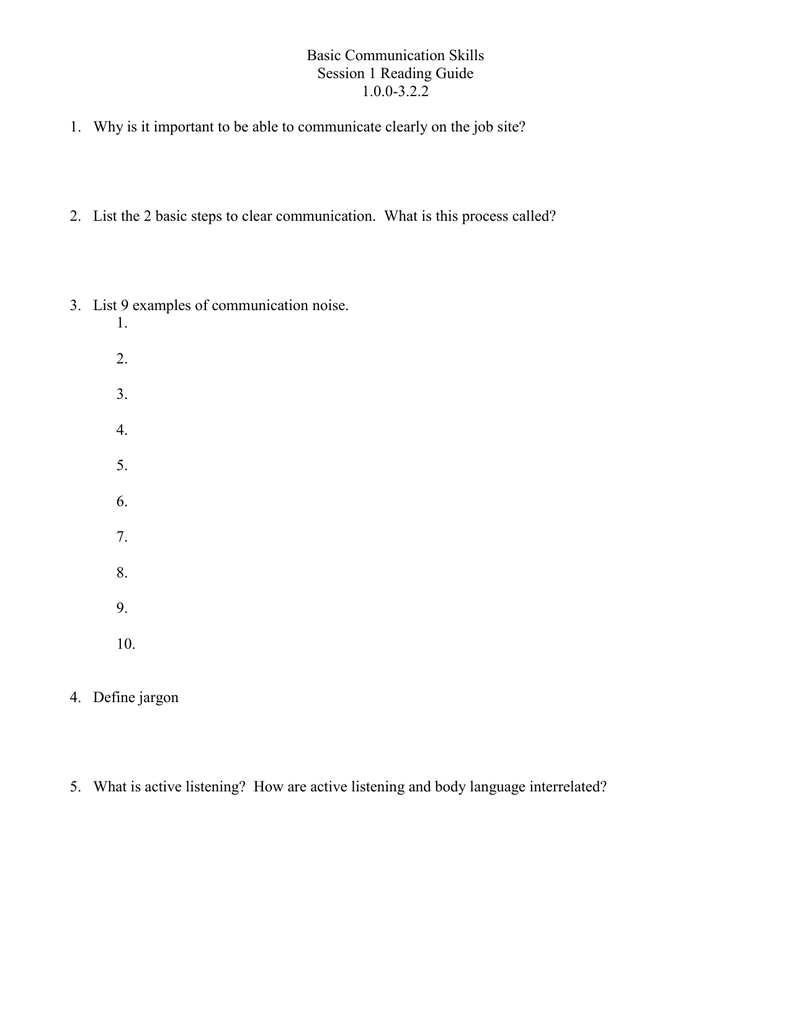 Core Curriculum Introductory Craft Skills Module 7 Review Questions