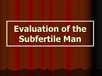 Evaluation _Subfertile _Man