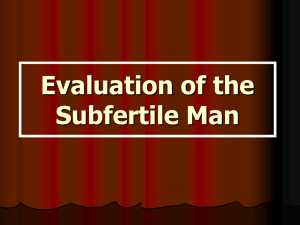 Evaluation _Subfertile _Man