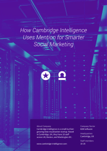 How Cambridge Intelligence Uses Mention for Smarter Social