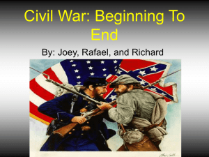 Civil War: Beginning To End