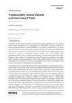 Transboundary Animal Diseases and International Trade