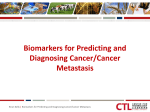 Biomarkers for Predicting and Diagnosing Cancer