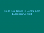 Trade Fairs in Central Europe in Globalisation