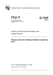 Physical plane for Intelligent Network Capability Set 2