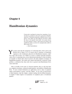 Hamiltonian dynamics
