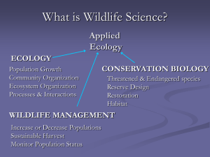 Hunting - School of Environmental and Forest Sciences