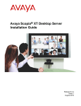 Deployment Guide for Avaya Scopia® XT Desktop Server