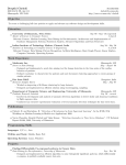 My Resume - users.cs.umn.edu