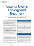 Anterior Uveitis: Etiology and Treatment