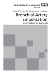 Bronchial-Artery Embolisation